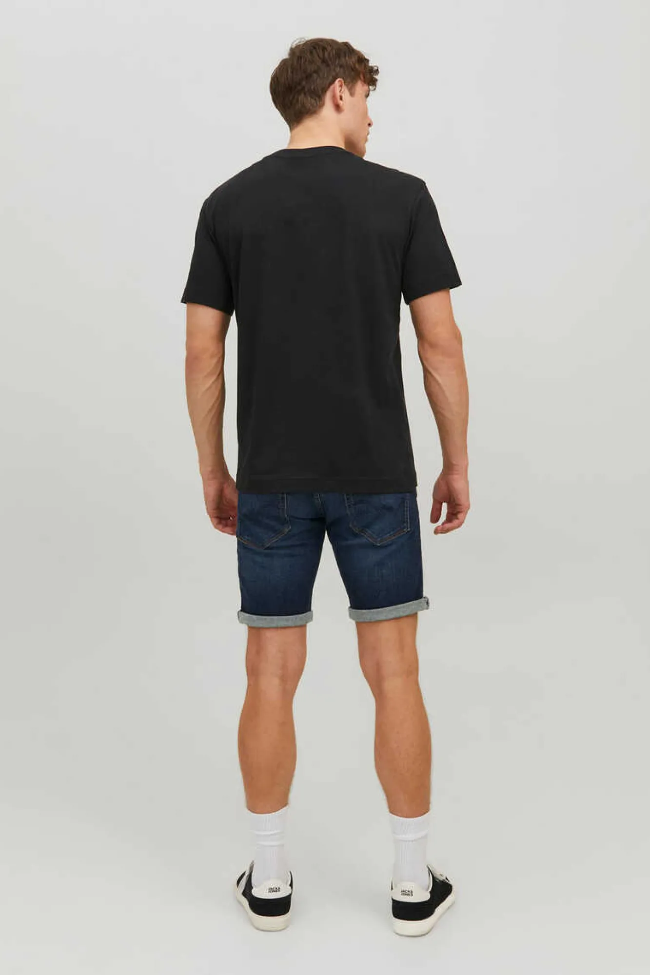 Jack & Jones T-Shirt De Manga Curta Preto Discount