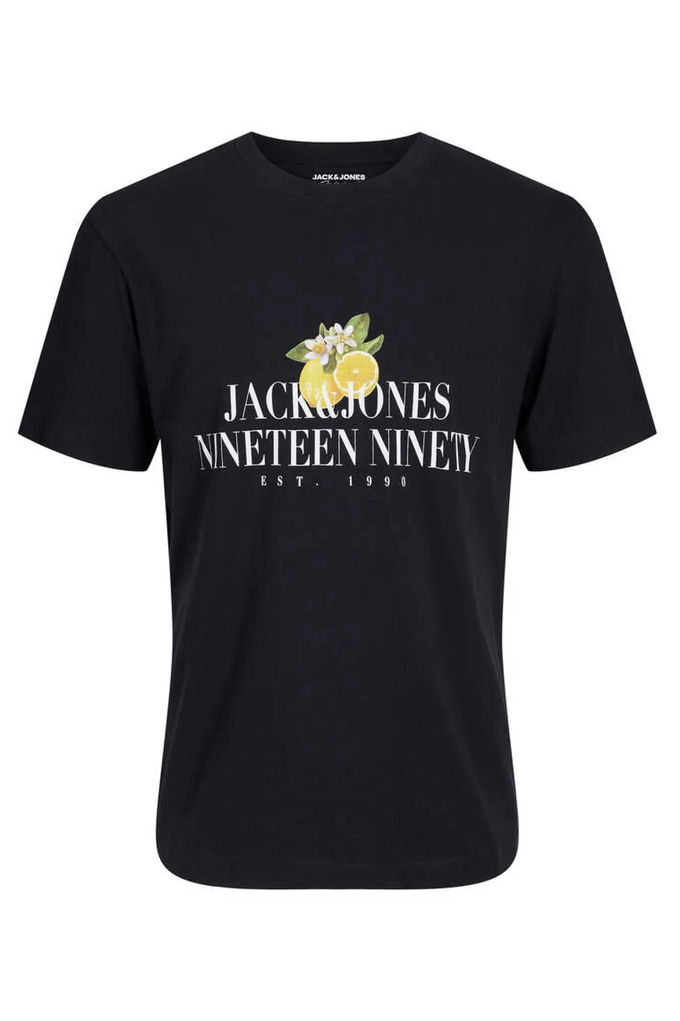 Jack & Jones T-Shirt De Manga Curta Preto Discount