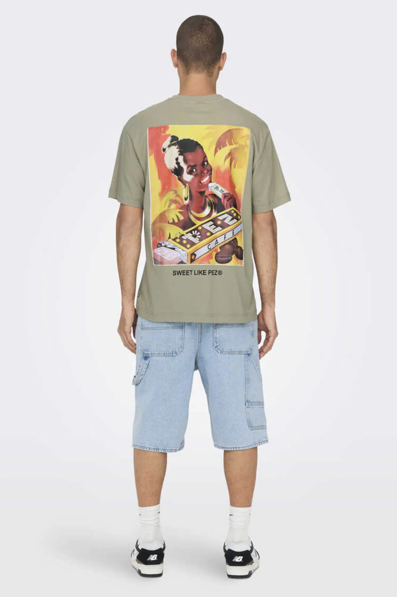 Only & Sons T-Shirt De Manga Curta Cinza