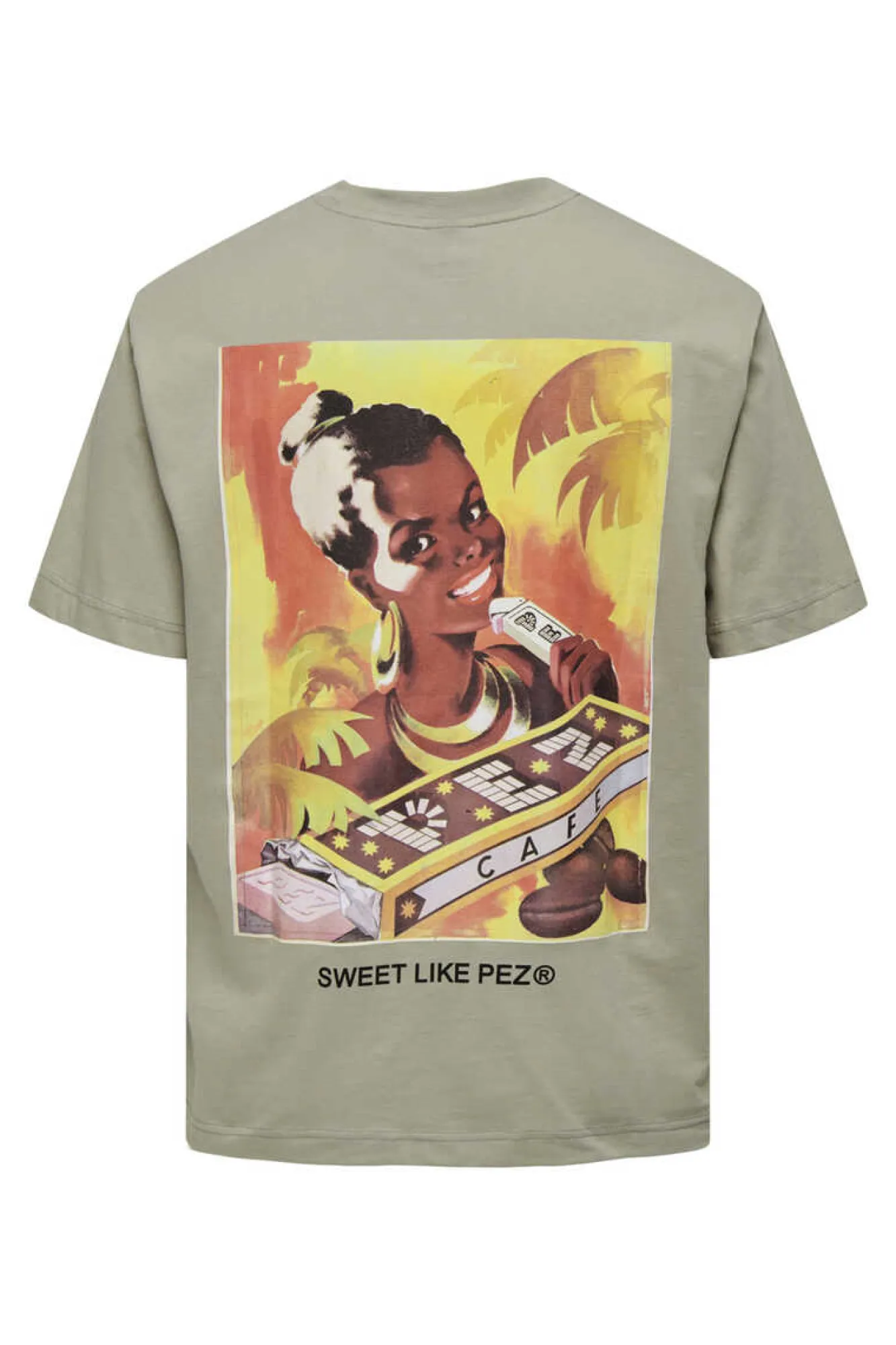 Only & Sons T-Shirt De Manga Curta Cinza