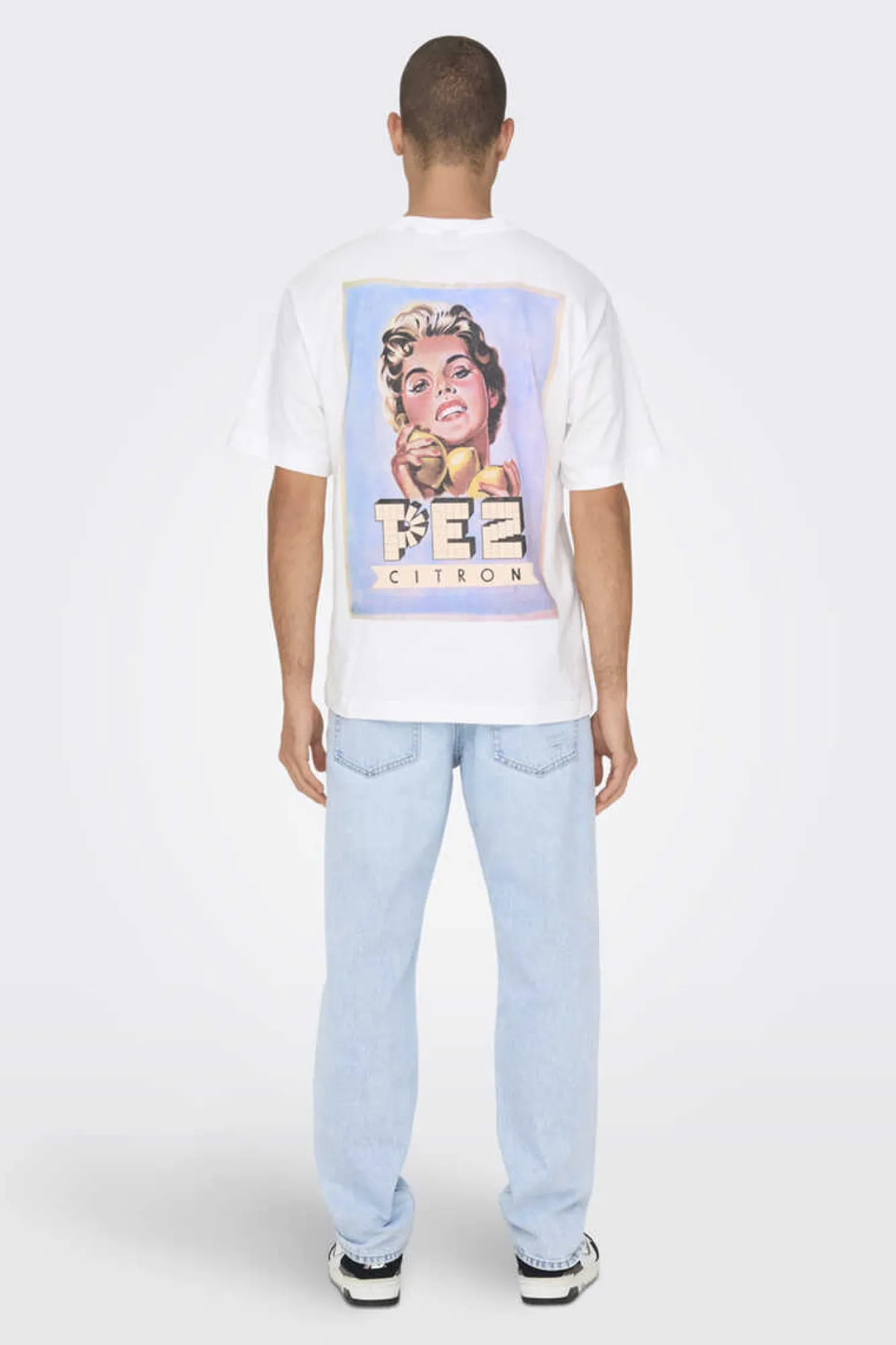 Only & Sons T-Shirt De Manga Curta Branco Hot