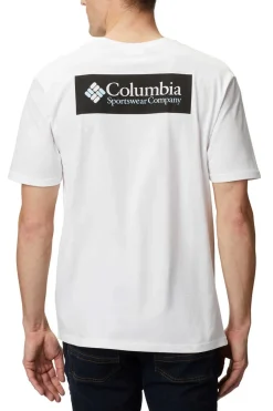 Columbia T-Shirt De Manga Curta North Cascades™ Para Homem Branco