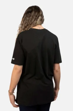 Izas T-Shirt De Manga Curta De Algodao Unissexo Ena Preto Outlet