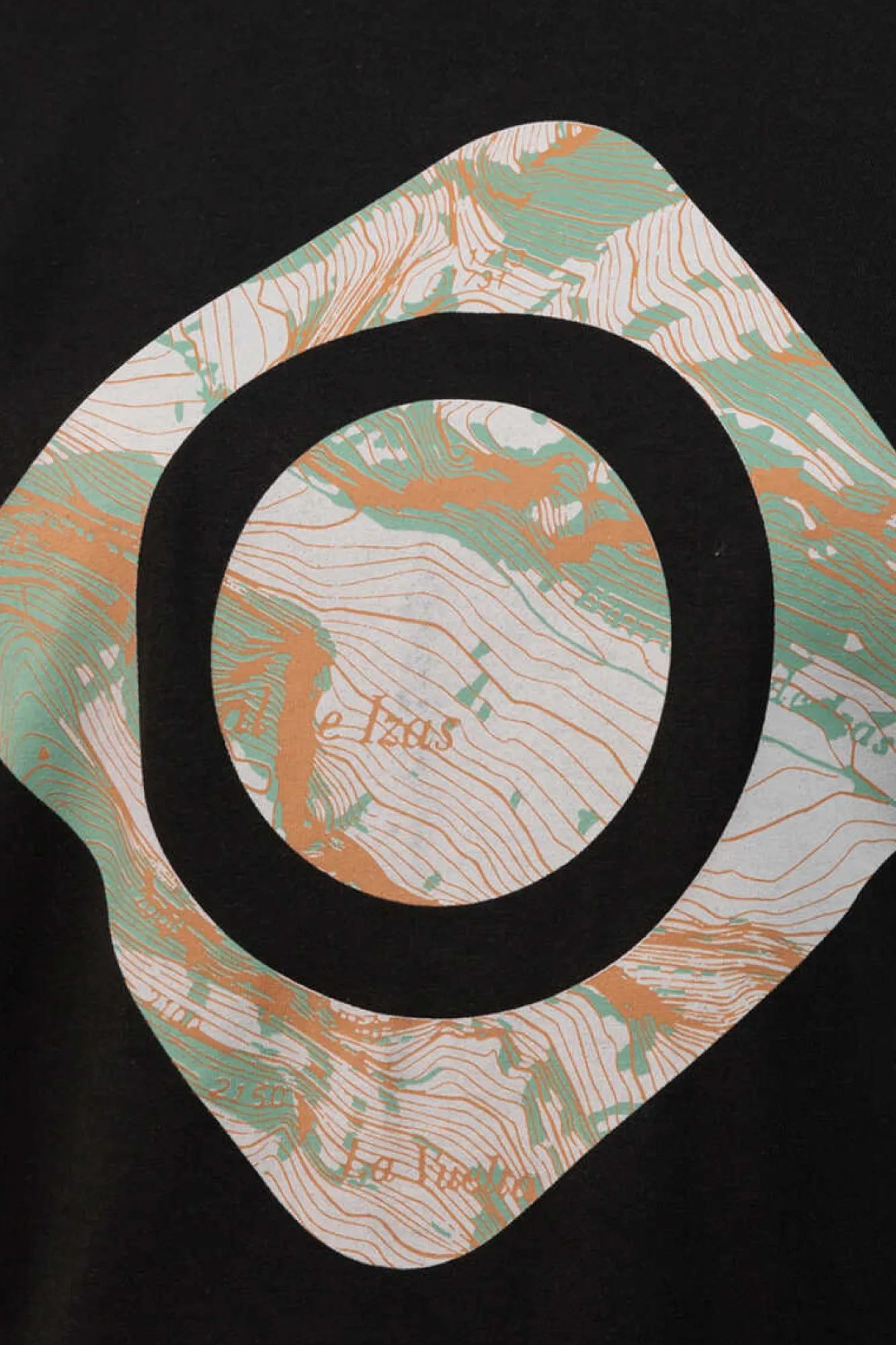 Izas T-Shirt De Manga Curta De Algodao Unissexo Ena Preto Outlet