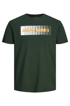 T-Shirt De Manga Curta De Algodao Organico Print Logo