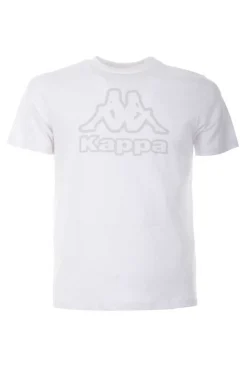 Kappa T-Shirt De Manga Curta Branco Outlet