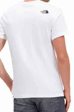 The North Face T-Shirt De Manga Curta Para Homem Branco