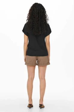 JDY T-Shirts-T-Shirt Decote Redondo