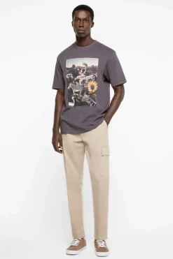 Springfield T-Shirt Estampada Fotografica Mix Cinza Best