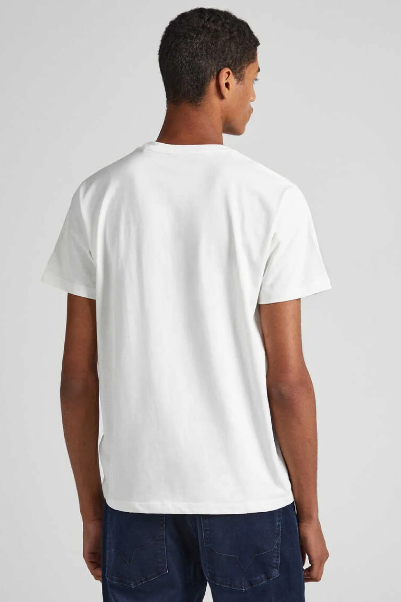 Pepe Jeans T-Shirt Estampado Puff Cru Outlet