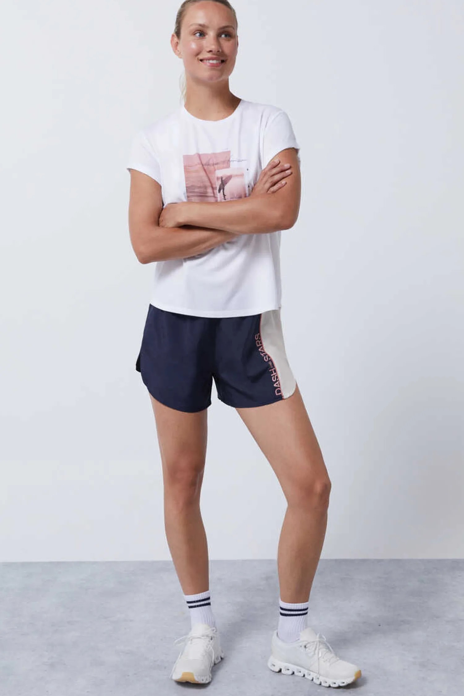 Dash and Stars T-Shirts-T-Shirt Fluida Modal