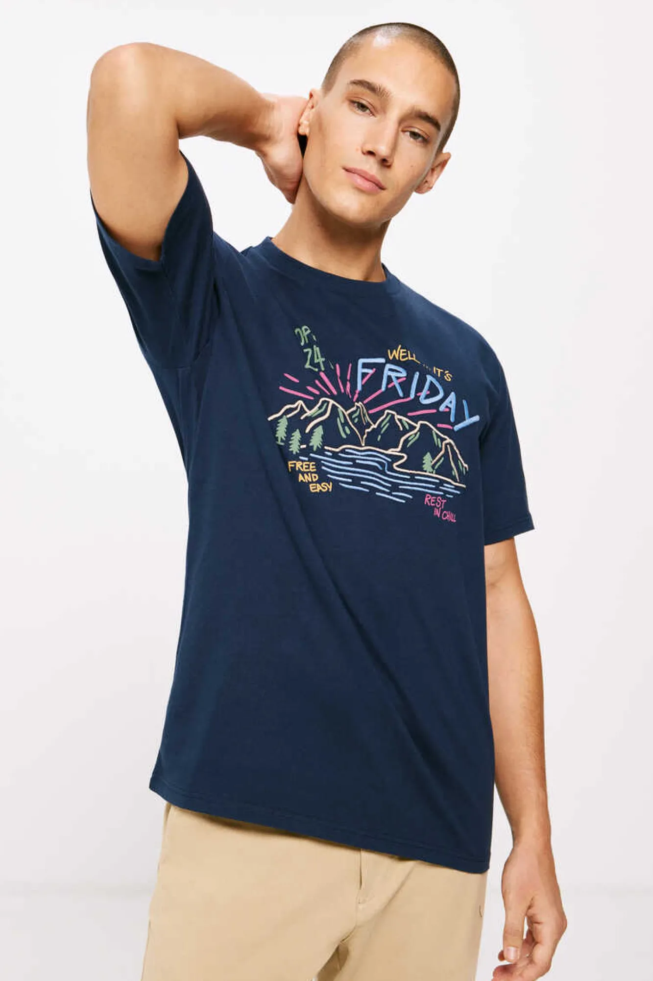 Springfield T-Shirt Friday Azulado Clearance
