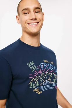 Springfield T-Shirt Friday Azulado Clearance