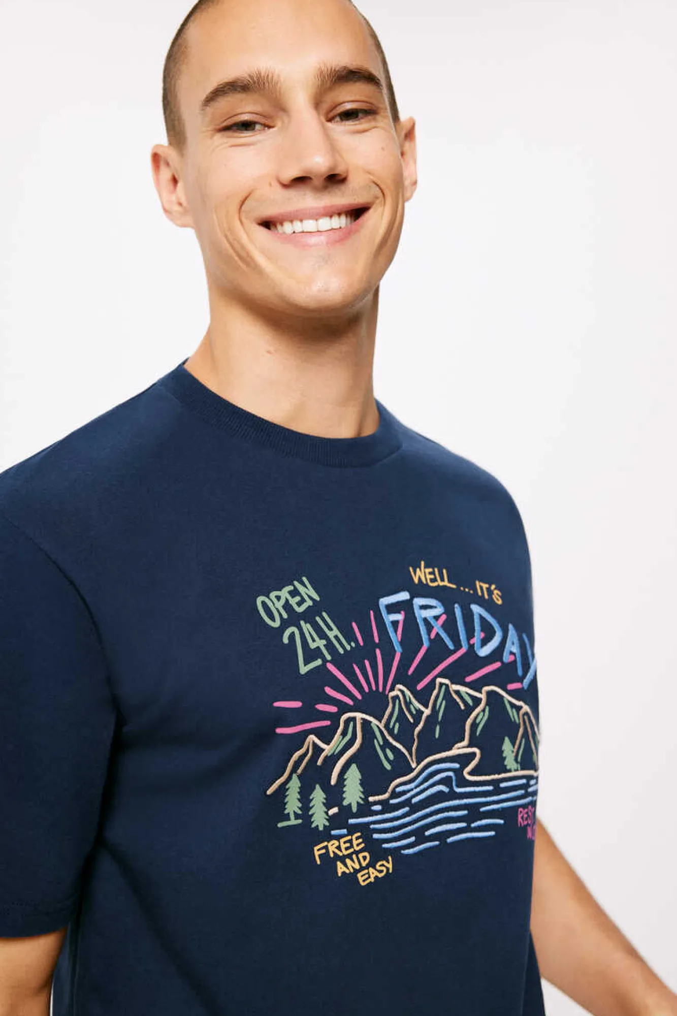 Springfield T-Shirt Friday Azulado Clearance