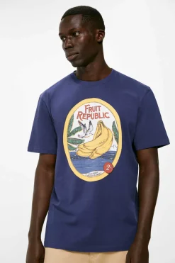 Springfield T-Shirt Fruit Republic Azulado Sale