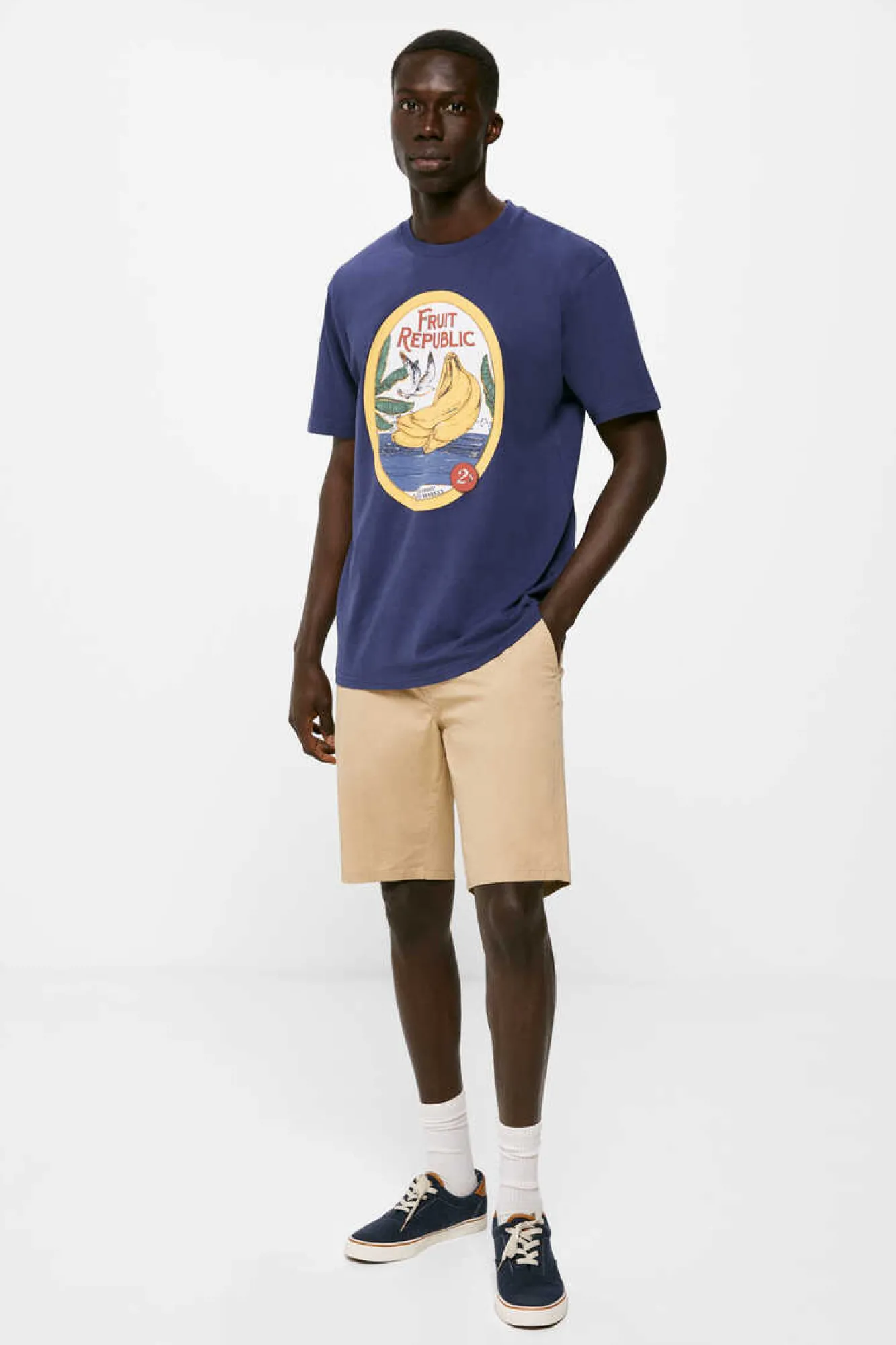 Springfield T-Shirt Fruit Republic Azulado Sale