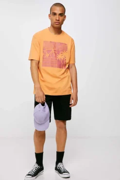 Springfield T-Shirt Geometric Bike Laranja Sale