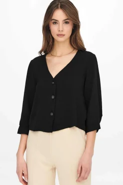 JDY Camisas E Blusas-T-Shirt Gola Em Bico