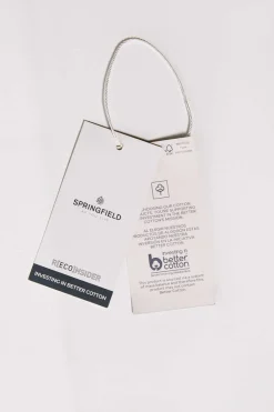 Springfield T-Shirts-T-Shirt Grafica Crochet Ombro