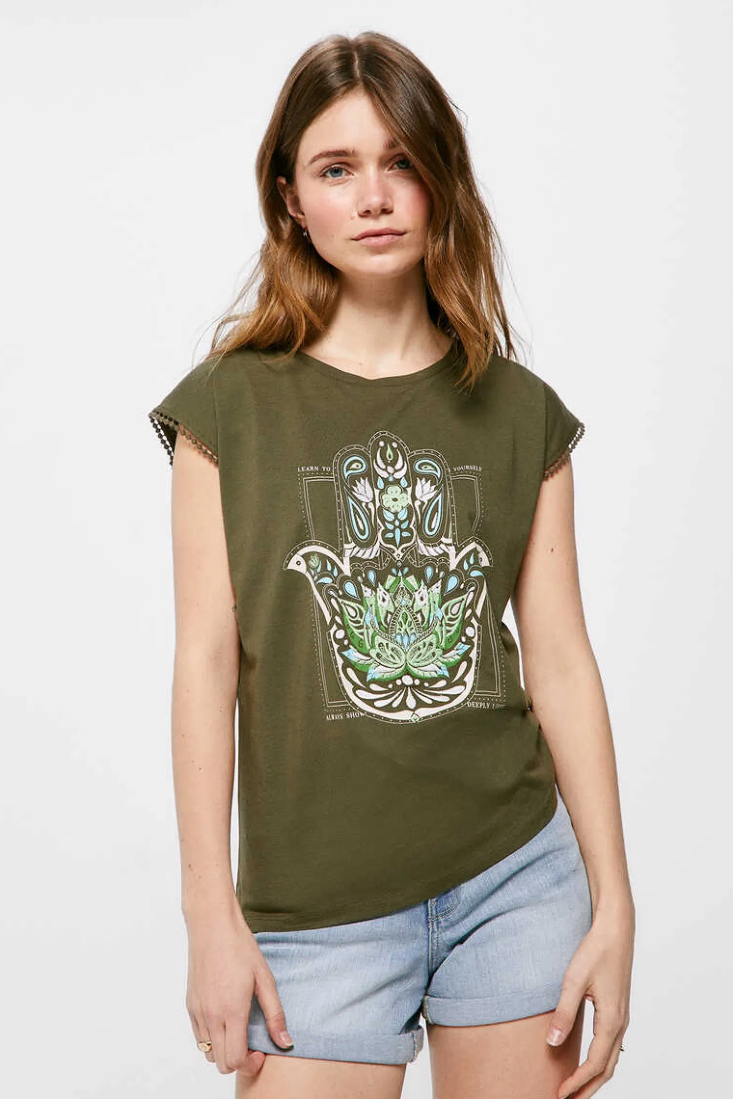 Springfield T-Shirts-T-Shirt Grafica Etnica