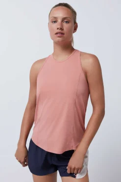 Dash and Stars T-Shirts-T-Shirt Halter Rosa