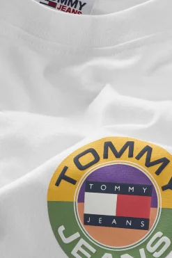 Tommy Jeans T-Shirt Herren Branco Outlet