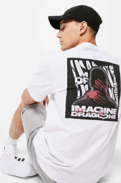 Springfield T-Shirt Imagine Dragons Hands Branco
