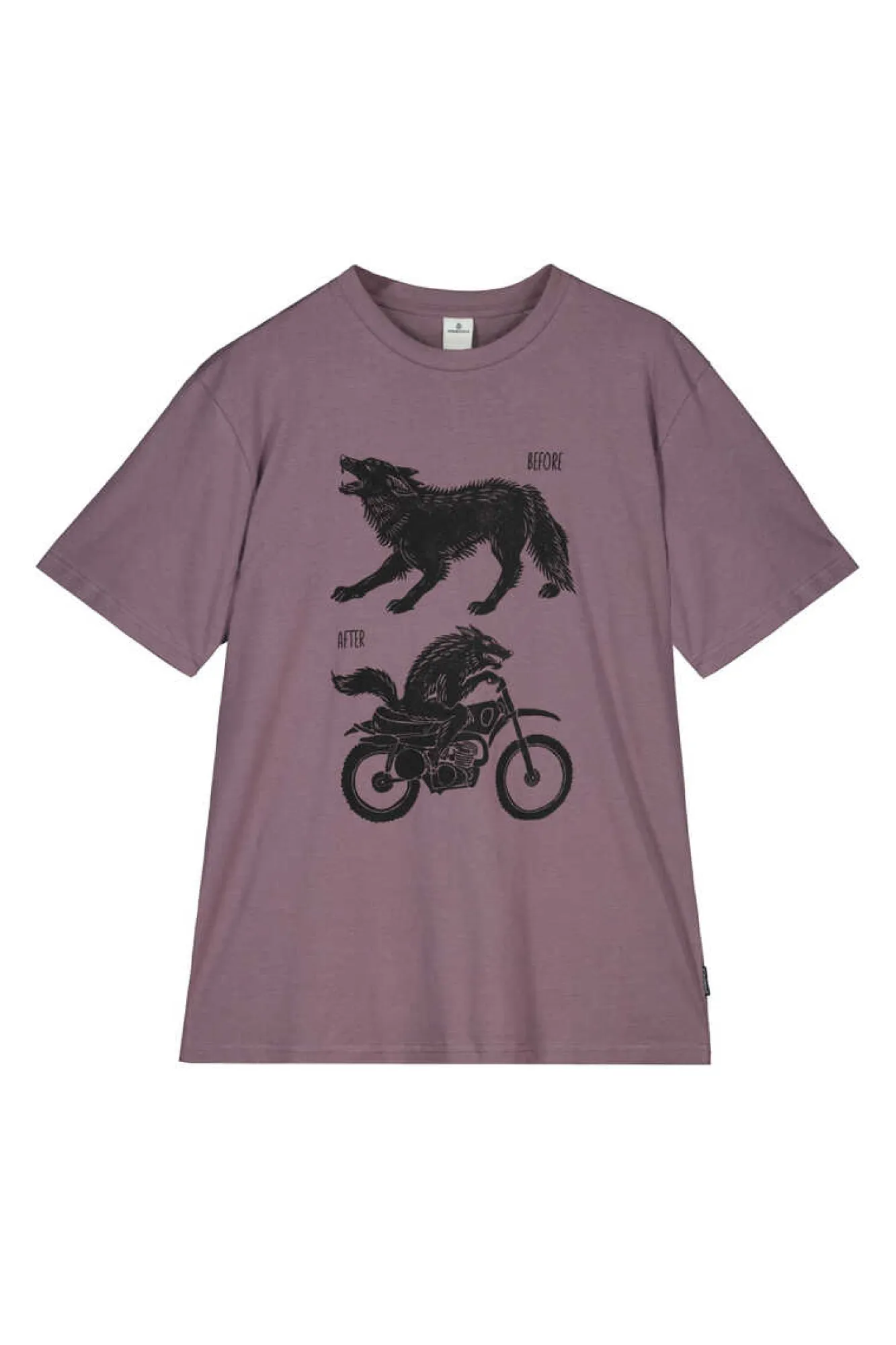 Springfield T-Shirt Lobo Moto Roxo Best
