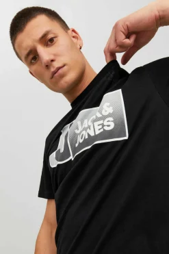 Jack & Jones T-Shirt Logo Preto Discount