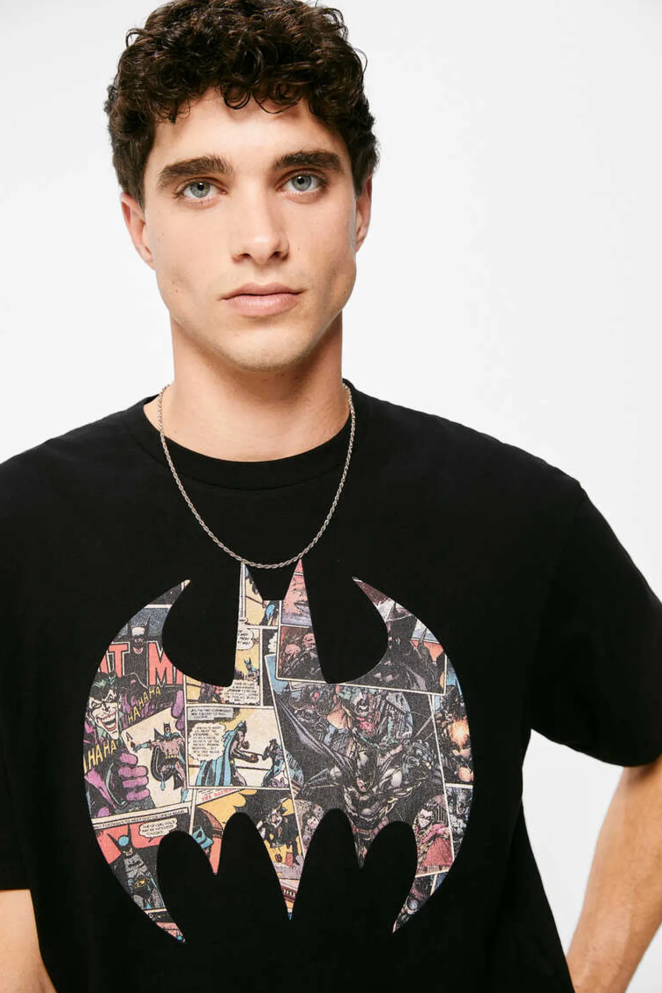 Springfield T-Shirt Logo Batman Preto Clearance