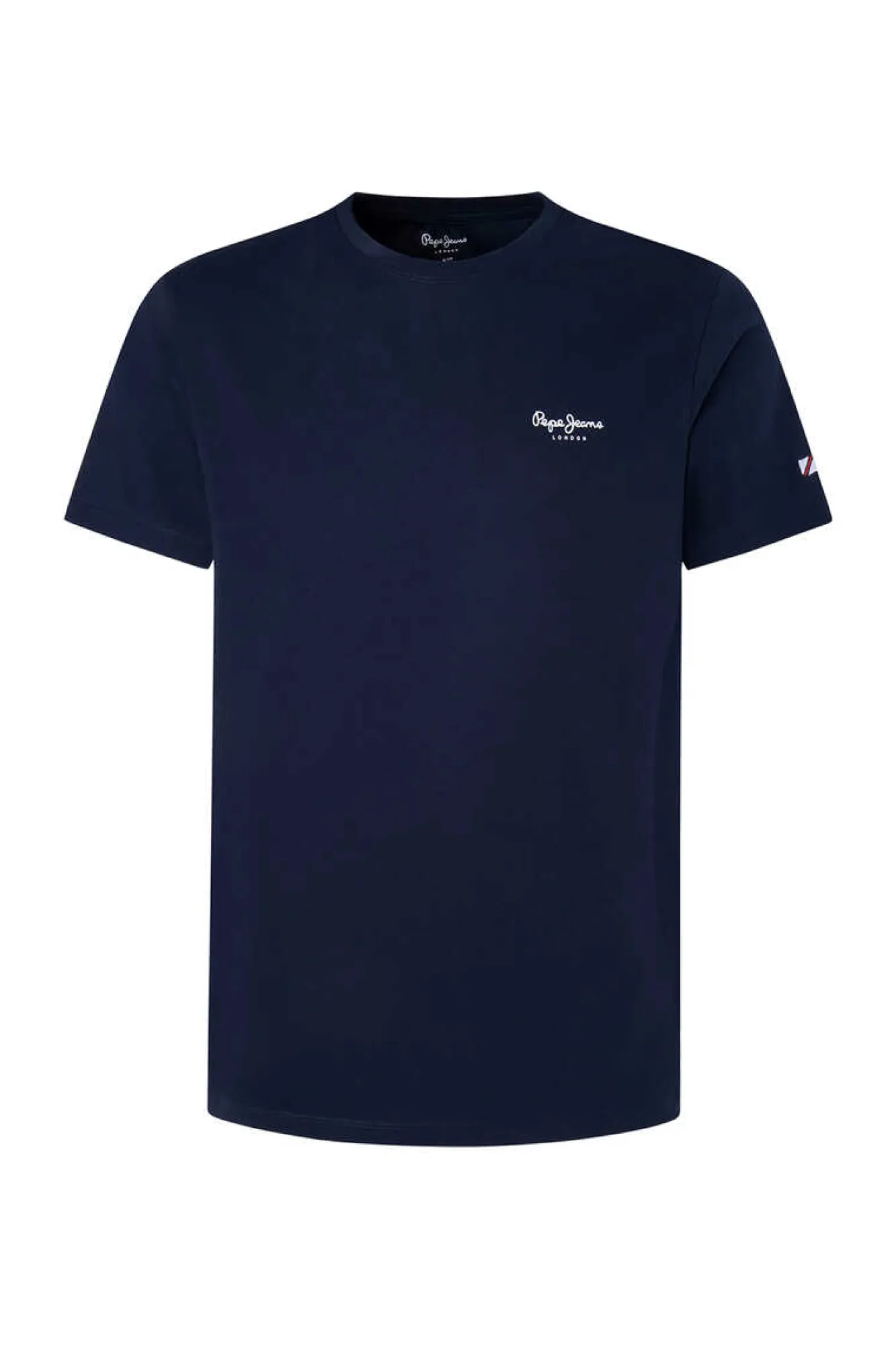 Pepe Jeans T-Shirt Logotipo Estampado Marinho Sale