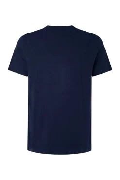 Pepe Jeans T-Shirt Logotipo Estampado Marinho Sale