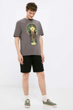 Springfield T-Shirt Lord Of The Rings Mix Cinza Sale
