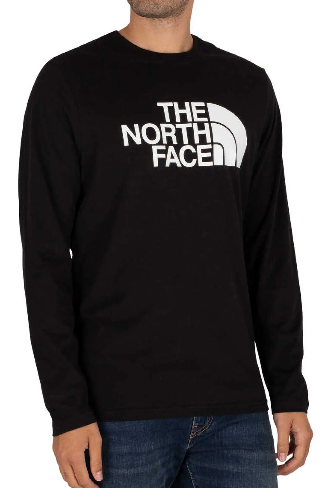 The North Face T-Shirt Manga Comprida Logo Preto Best