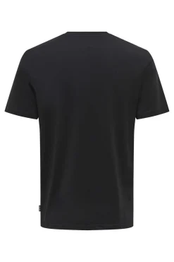 Only & Sons T-Shirt Manga Curta Bowie Preto