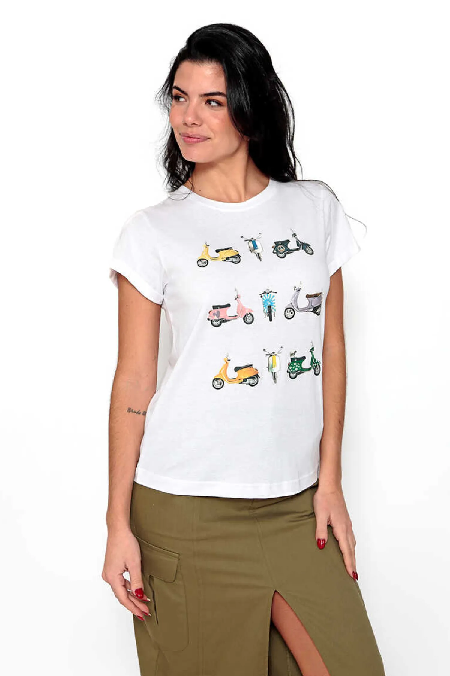 Brave Soul T-Shirts-T-Shirt Manga Curta Estampada