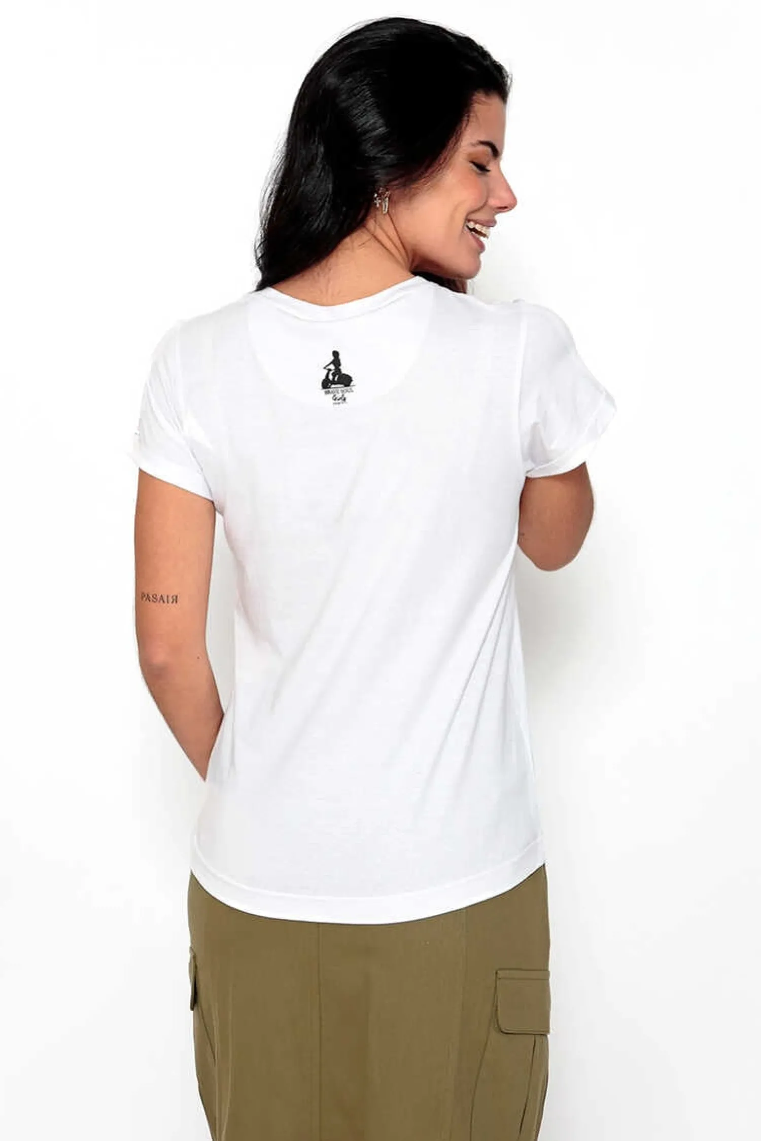 Brave Soul T-Shirts-T-Shirt Manga Curta Estampada