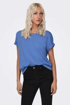 Only T-Shirts-T-Shirt Manga Curta Gola Redonda