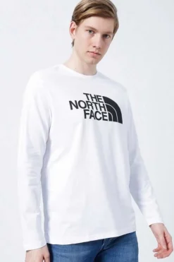 The North Face T-Shirt Manga Curta Logo Branco Clearance