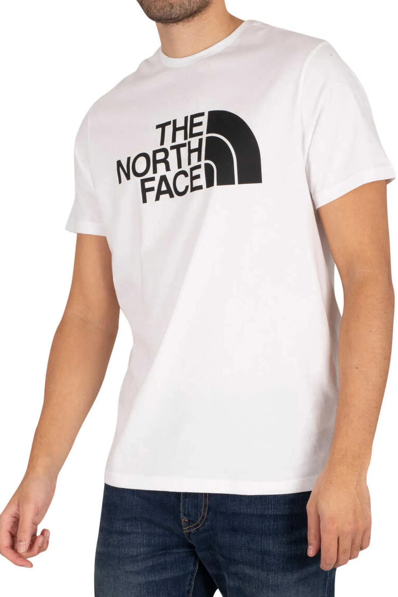 The North Face T-Shirt Manga Curta Logo Branco Clearance