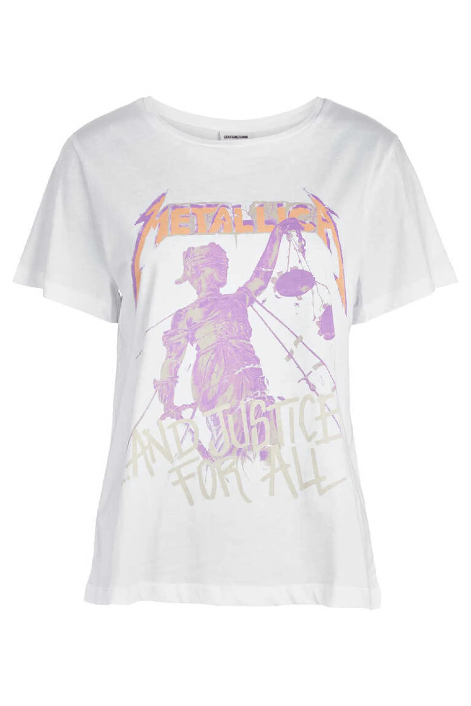 Noisy May Licencas-T-Shirt Manga Curta Print Frontal