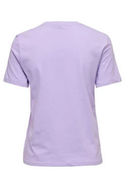 Only T-Shirts-T-Shirt Manga Curto Desenho Love