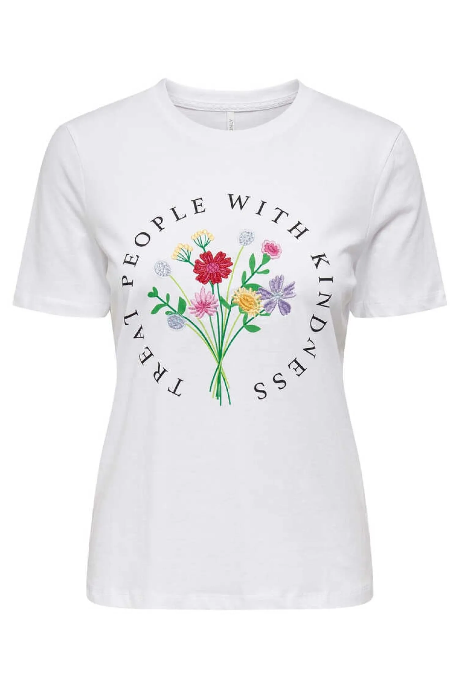 Only T-Shirts-T-Shirt Manga Curto Desenho Love