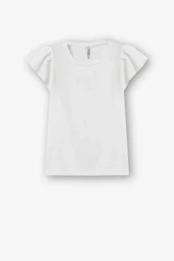 Tiffosi T-Shirts-T-Shirt Mangas Com Efeito Enrugado