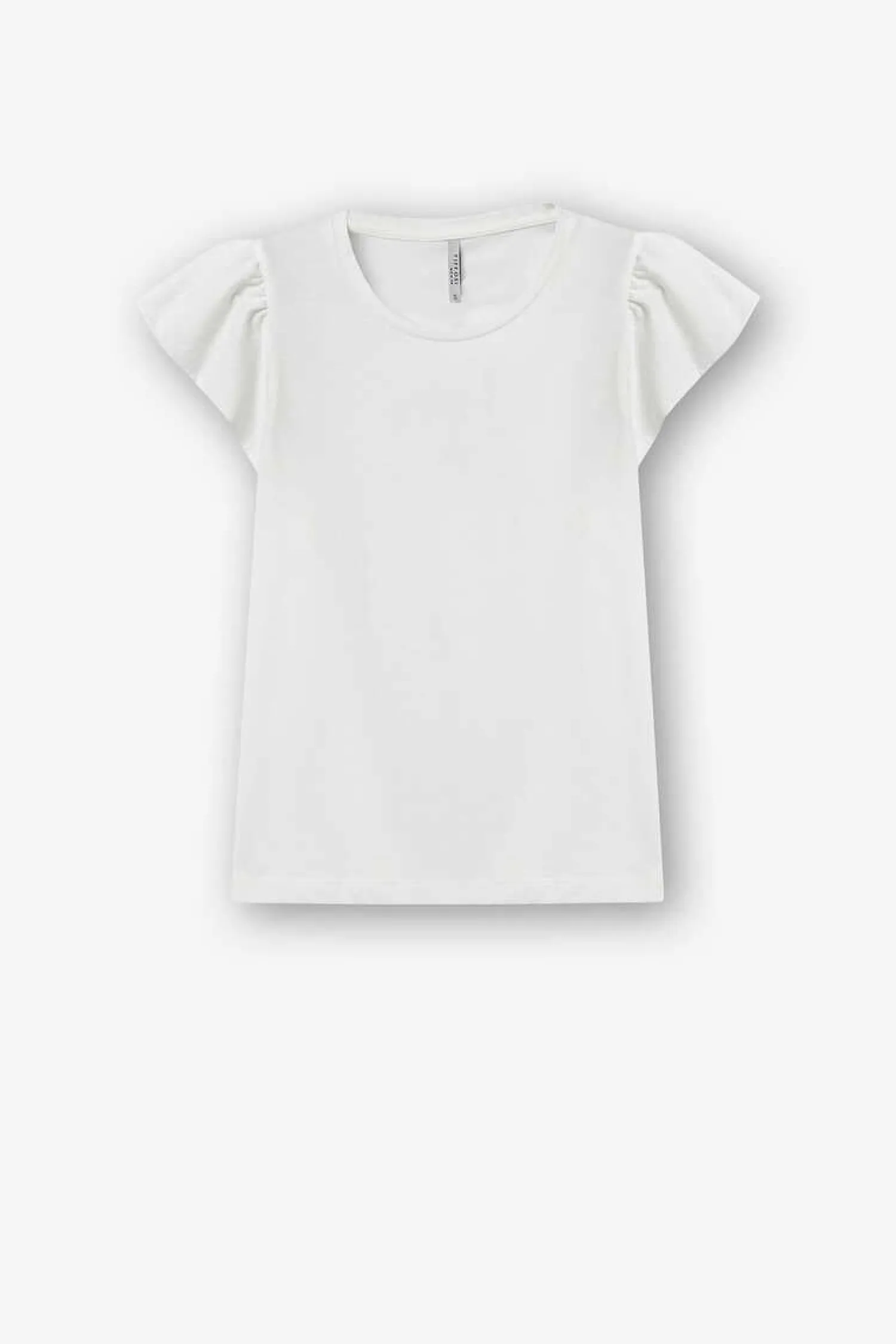 Tiffosi T-Shirts-T-Shirt Mangas Com Efeito Enrugado