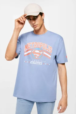 Springfield T-Shirt Metropolis Superman Azul Online