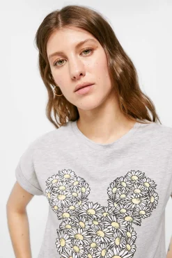 Springfield Licencas-T-Shirt Mickey Margaridas