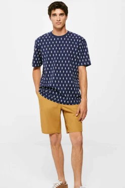 Springfield T-Shirt Micro Azulado Clearance