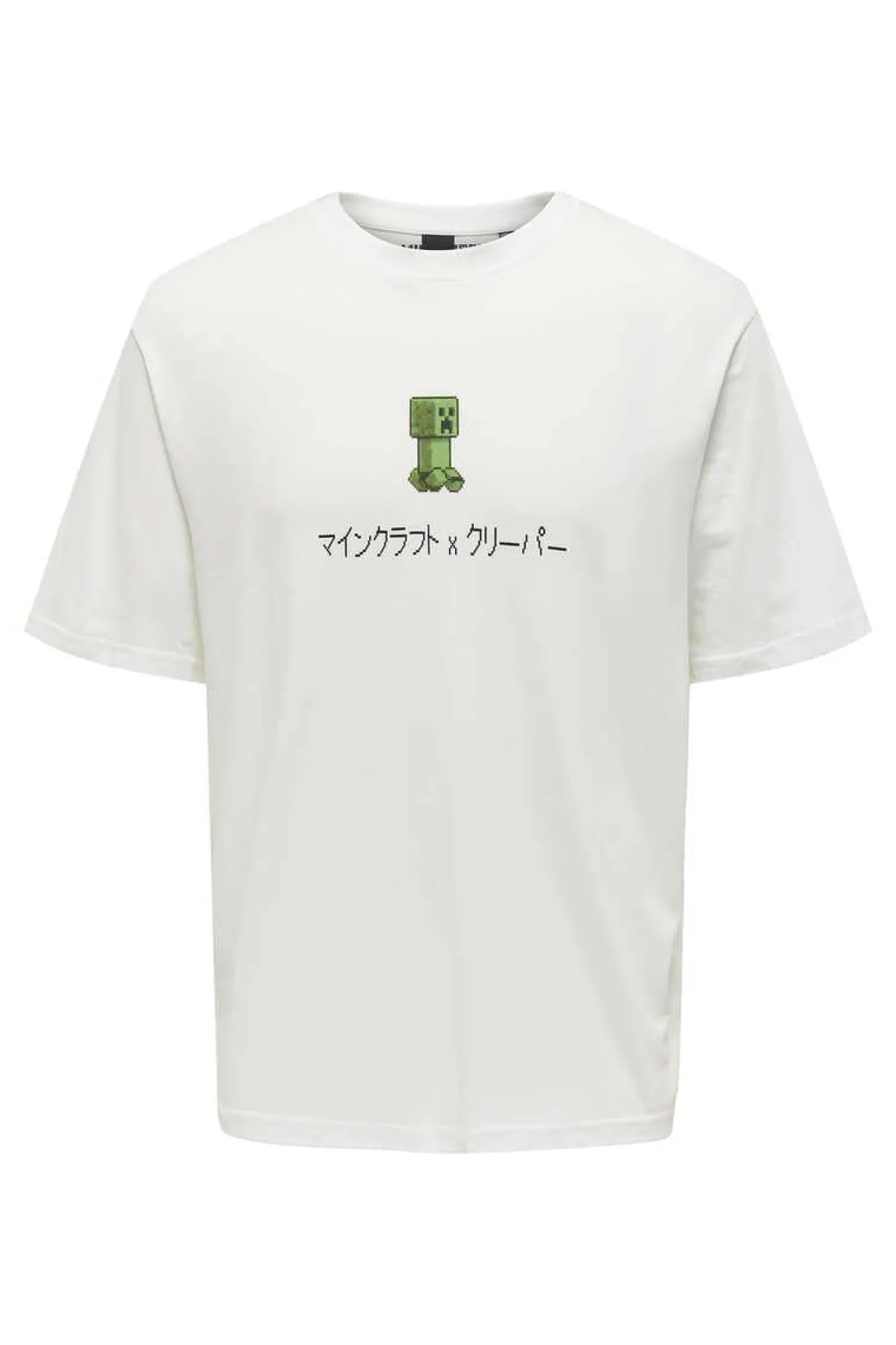 Only & Sons T-Shirt Minecraft Branco Online