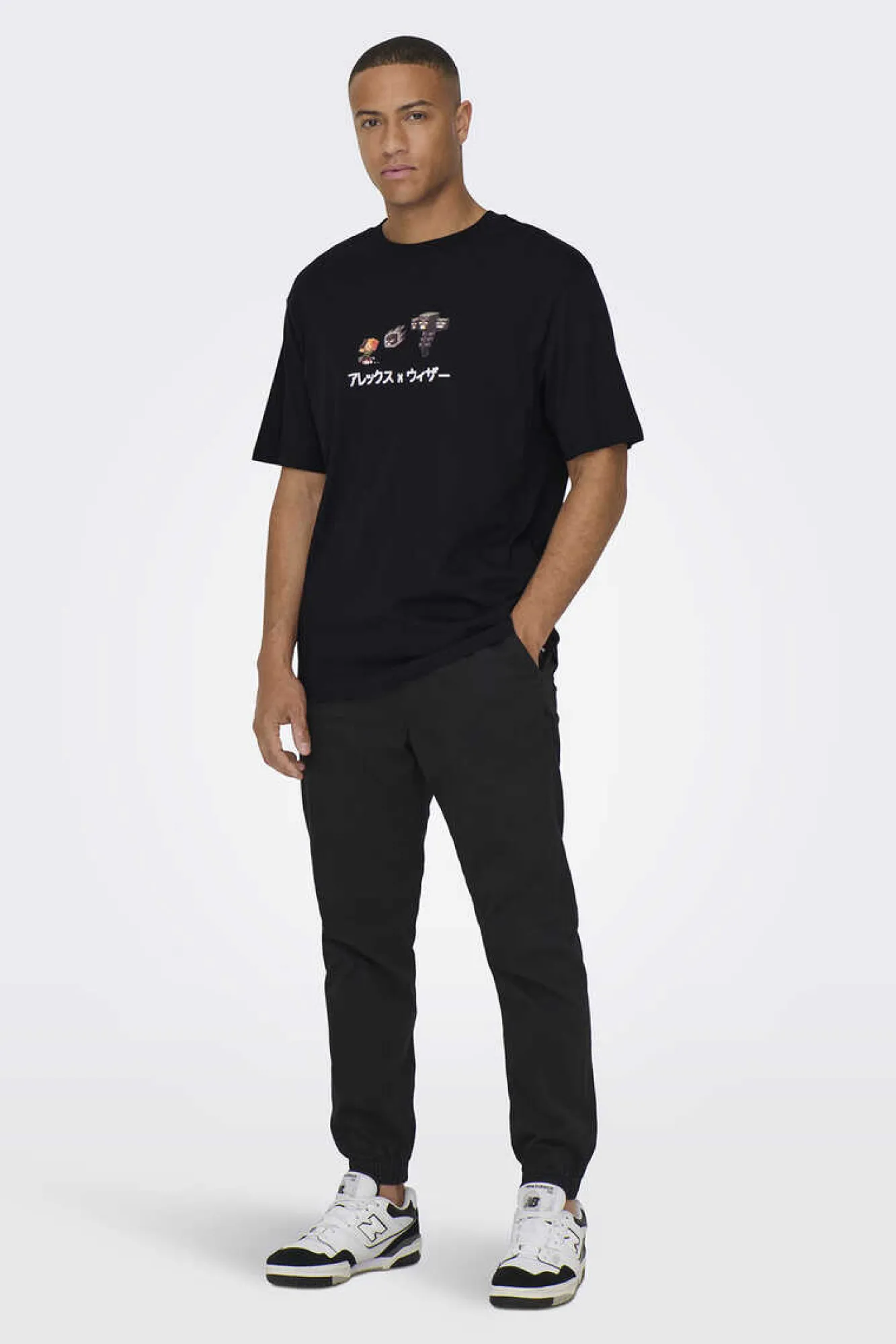 Only & Sons T-Shirt Minecraft Preto Hot